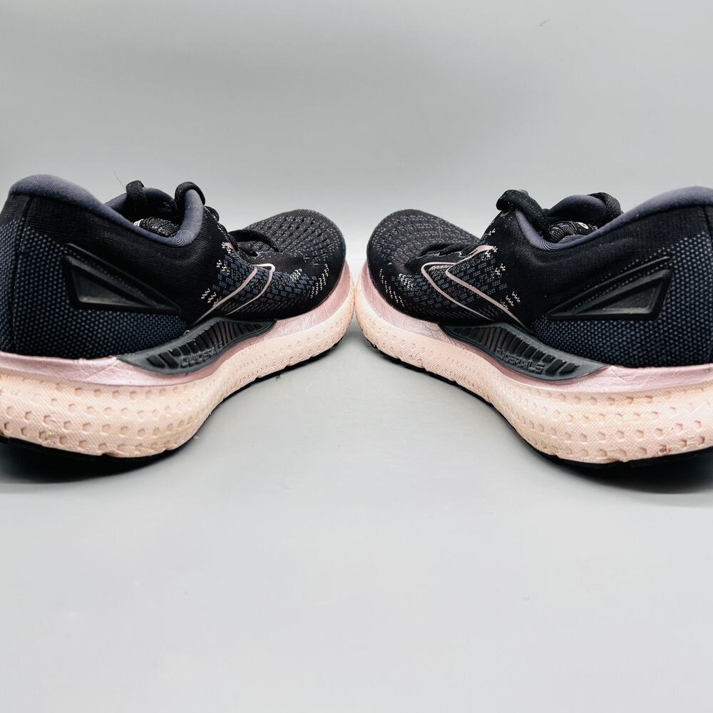 Brooks Shoes Womens 9 Black Glycerin GTS 19 Stability Running Athletic Sneakers - Picture 6 of 11